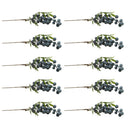 10X Artificial Berries Fruit Flowers with Stem for Wedding Home Flower