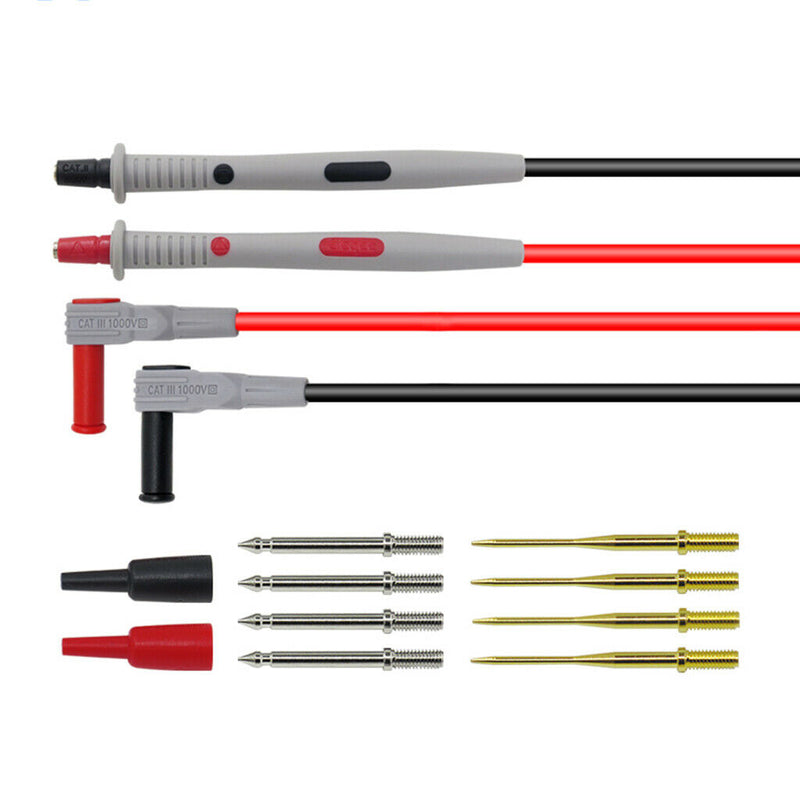 Multi Test Leads Kit 18-in-1 Electrical Multimeter 4mm Banana Plug Probes