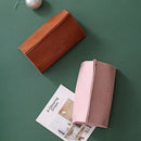 Container Towel Napkin Tissue Holder Ins Nordic Leather Tissue Box Paper Di L1T3