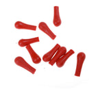 10Pcs Red Rubber Head For Dropper Sucker Thicken Latex Cap For Lab/Chemistry- MO