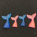 2 Pcs Silicone Fishtail Cake Mold Cupcake Candy Chocolate Cookie Baking Mold