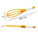 Plastic Manual Egg Beater Home Kitchen Hand Whisk Mixer Milk Egg Cake Beate N1R0