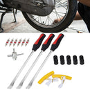22pcs/set Valve Caps Cores Tyre Repair Tools Kit Car Tire Spoons Rim Protectors