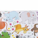 jungle animals wall stickers for kids rooms decor poster wall decals removabl Gw