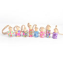 Printed Hanging Car Air Freshener Perfume Diffuser Fragrance Bottle Color Ran MO