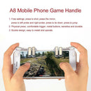 A8 Mobile Phone Six Fingers Aim Keys Metal Game Handle Controller Shooter