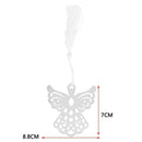 Holy Guardian Angel Alloy Bookmark Tassels Stationary Christening Gift Wedd R6W6