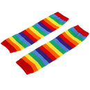 Pair Colorful Stripes Baby Toddler Kids Children Leg Warmers Leggings Socks