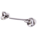 1set Stainless Steel Cabin Hook Eye Shed Gate Door Latch Silent Holder Silv I8U9