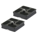 2pcs QAL-40 Camera Quick Release Plate Replacement For Tripod BallHead