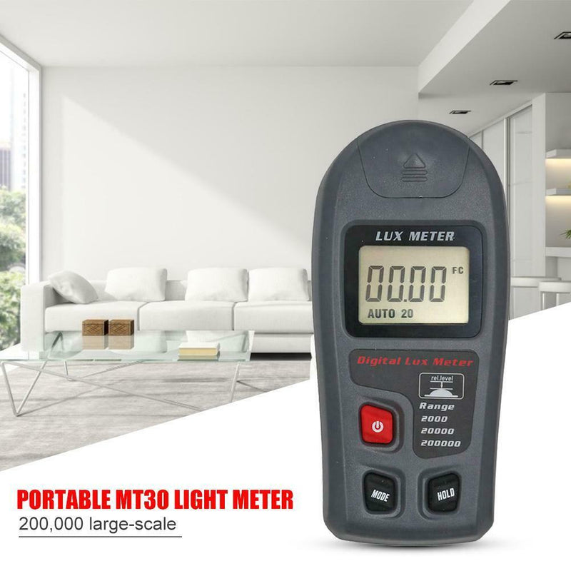 MT30 High Precision Digital Luxmeter Luminometer Photometer Light Meter A