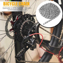 Steel 10 Speed 116 Links MTB Bicycle Chain Durable Outdoor Riding Accessory
