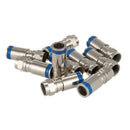 10Pcs F-Type Male Plug Compression Connectors For RG6 Coax Coaxial TV Cable R6A4