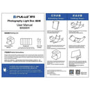 Photo Shooting Tent Photo Box Ring LED Panel Backdrops AU U9V7