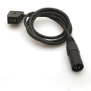D-Tap 2 Pin Female Connector to XLR 4Pin Power Cable for Anton Bauer Battery