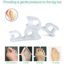 1Pair Silicone Gel Foot Fingers Thumb Valgus Protector Adjuster Foot Care R S3M7