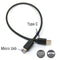 Type-C Male to Micro USB Male Sync Charge OTG CHARGER USB-C Cable Cord Adapter