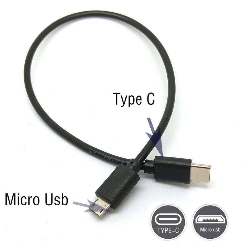 Type-C Male to Micro USB Male Sync Charge OTG CHARGER USB-C Cable Cord Adapter