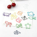 Colored Metal Wire Animal Paper Clips,Bookmarks,60pcs,School Stationery Gift
