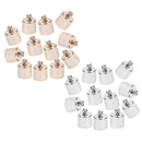 200 Pcs DIY End Bead Cap for Tassel Cords for DIY Jewelry Necklace Findings
