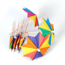 Drink Umbrellas Tropical Cocktail Picks - 144 Pack - Parasol Toothpicks for