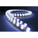 2pcs White 48-LED Side Headlight Daytime Running DRL Driving Strips Shine Lights