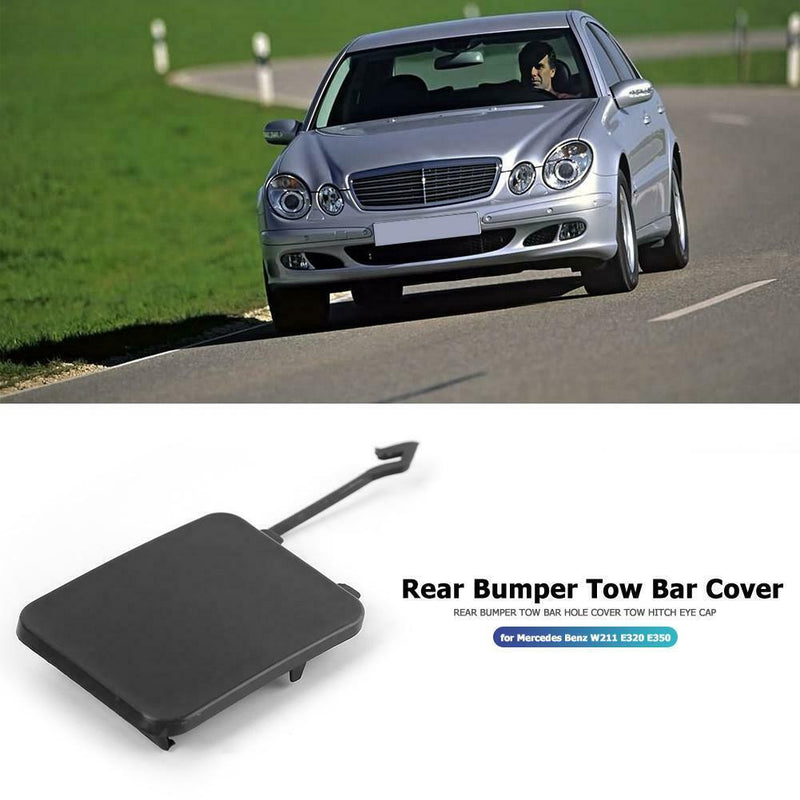 For Mercedes Benz  W211 E320 E350 E500 E550 02-06 Rear Bumper Tow Bar Cover Cap