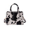 Women Handbag Animal Pattern PU Shoulder Portable Messenger Bag (White)