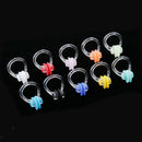 Assorted Non-slip Silicone Nose Clip Plug Nose Protector Swimming Noseclip