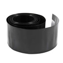 2Meter 56mm Width PVC Heat Shrink Wrap Tube Black for AAA Battery Pack