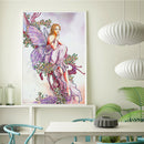 5D DIY Special Shaped Diamond Painting Girl Embroidery Craft Kit Home Decor