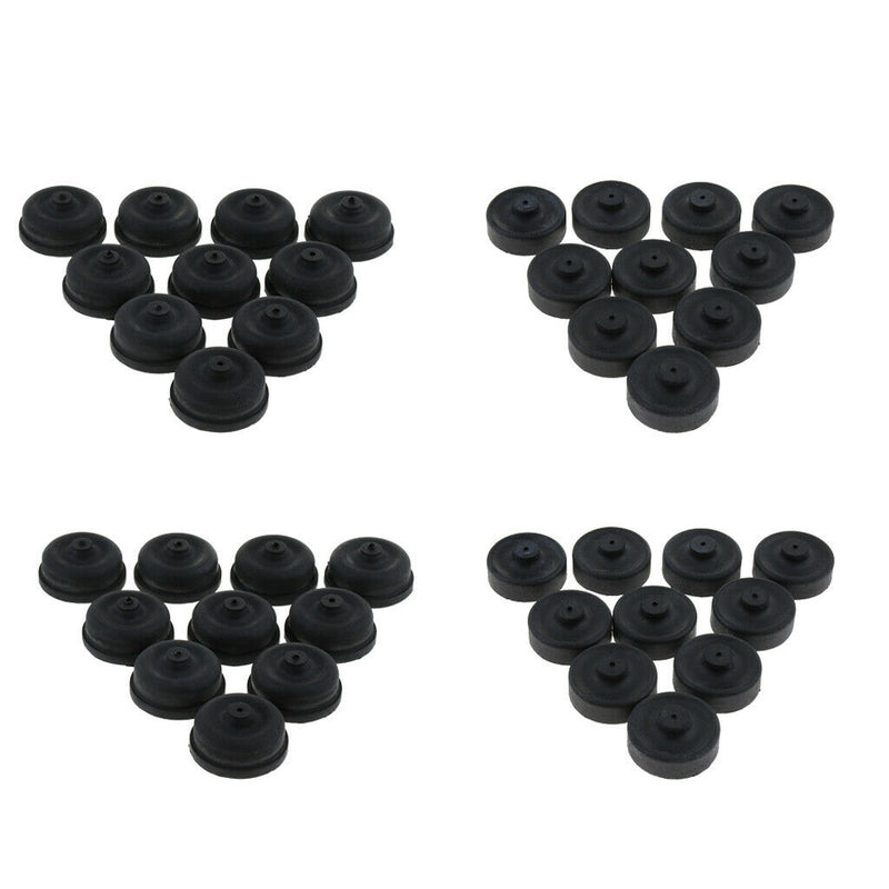 Set Of 40 Aquarium Oxygen Pump Replacement Parts Diaphragm, Black