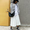 Women PU Leather Semicircle Shoulder Crossbody Sling Bag Rivet Messenger Handbag