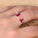 Adjustable Nails Halloween Creative Horrifying Finger Ring DIY Halloween Gi JR