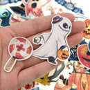 33pc Halloween Stickers Lot Die-cuts For Junk Bullet Cra Scrapbook Journal N8N5