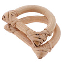 1 Pair of Wooden Handbag Purse Handle, Bag Parts, Wood Bag Handle Craft - 8 x