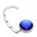 Folding Purse Handbag Holders Crystal Bag Hook Hanger Hold Royal Blue Porta M7X8
