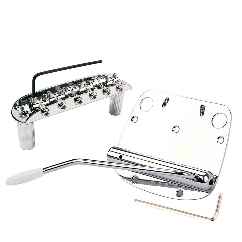Exquisite 6 String Guitar Tremolo Bridge Tailpiece Set for Jazzmaster Guitar