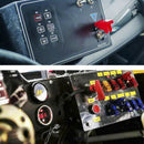 12V 20A Red Cover LED Light Rocker Toggle Switch SPST ON/OFF Car Marine B Px