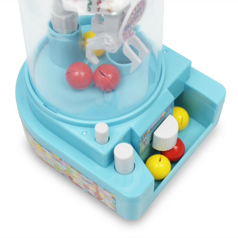 Plastic Simulation Mini Claw Machine Candy Grabber Machine for Kids - Blue