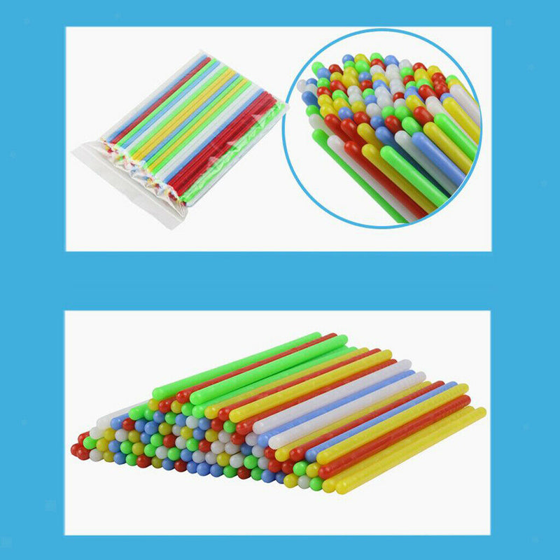 100pcs Counting Sticks Preschool Intellectual Wooden Educational Toys Arithmetic
