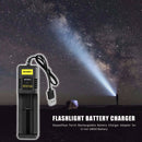 USB Flashlight Torch Charger Adapter for Li-ion 18650 26650 16340 14500 Battery
