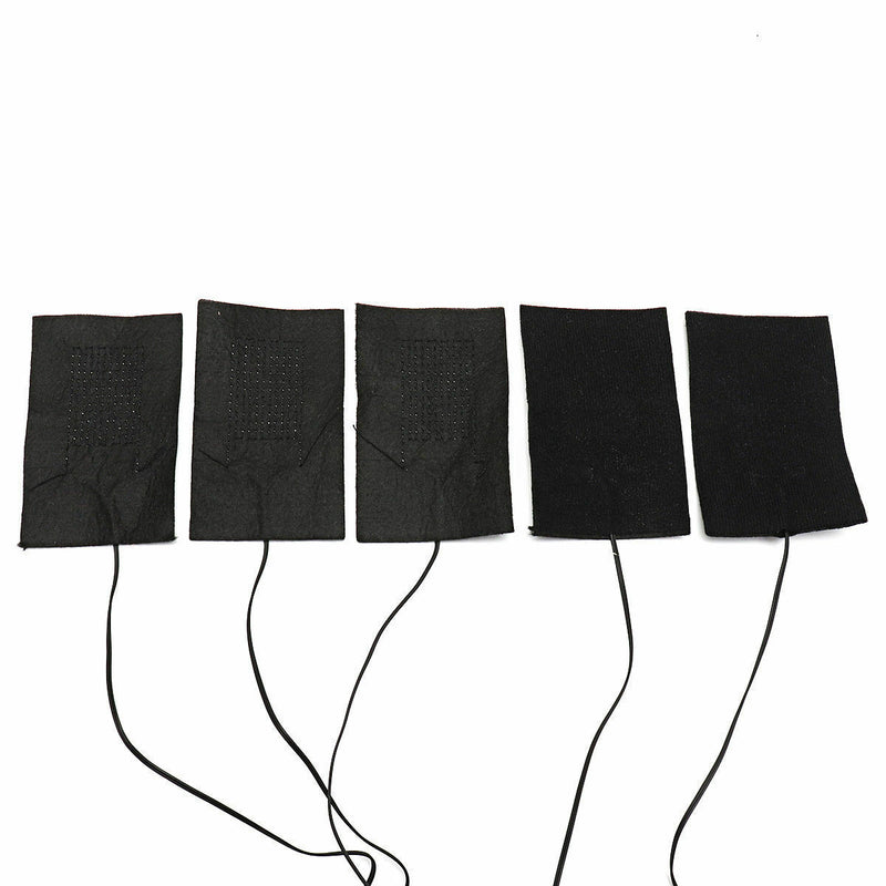 5 Pad Electric Heating Thermal Clothes Heated Jacket Outdoor Mobile Warming Gear