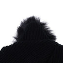 Women  Cat Ears Hat Knitted Acrylic Warm Winter Beanie Caps Crochet Fur