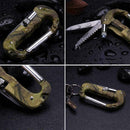 4 In 1 Multifunctional Tool Carabiner Hook Cutter Gear Hoto Tool Camping ED N7D7