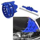 Motorcycle Exhaust Muffler Silencer Protector Guard 38.8x4.5x11cm Blue Molden