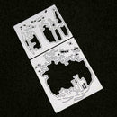Christmas Tree Dies Cut Card Template Embossing Cutting Die Decor Scrapbook W5F7