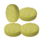 4Pcs Elastic Winter Plush Round Chair Seat Cover Removable ~Green_Size 4