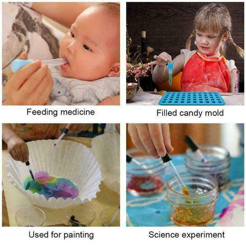 Pipettes Liquid Droppers For Candy Sweet Kids Kitchen Crafts Mold Gummy J7E3