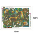 5D DIY Full Drill Diamond Painting Deer Nature Cross Stitch Decor (06)